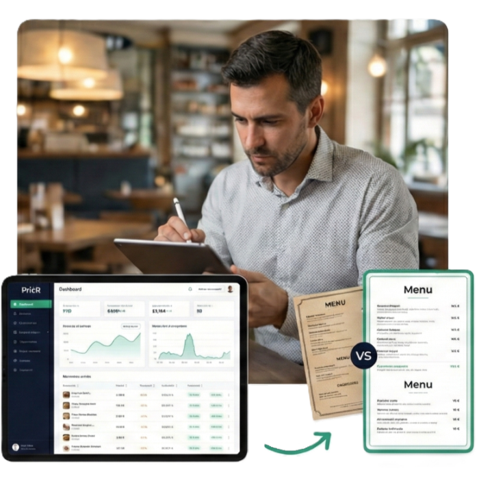restaurateur client pricr